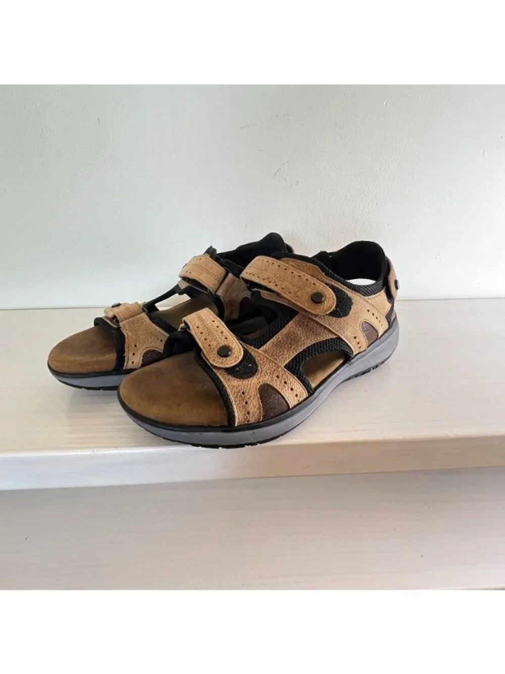 SAS Mens 9.5 Maverick Sport Sandal Comfort Outdoor Hiking Granola Made in USA - Picture 2 of 12